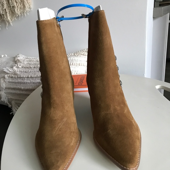 Matisse Caty Leather Boot Brown Star Studded Womens 8 - Picture 5 of 15